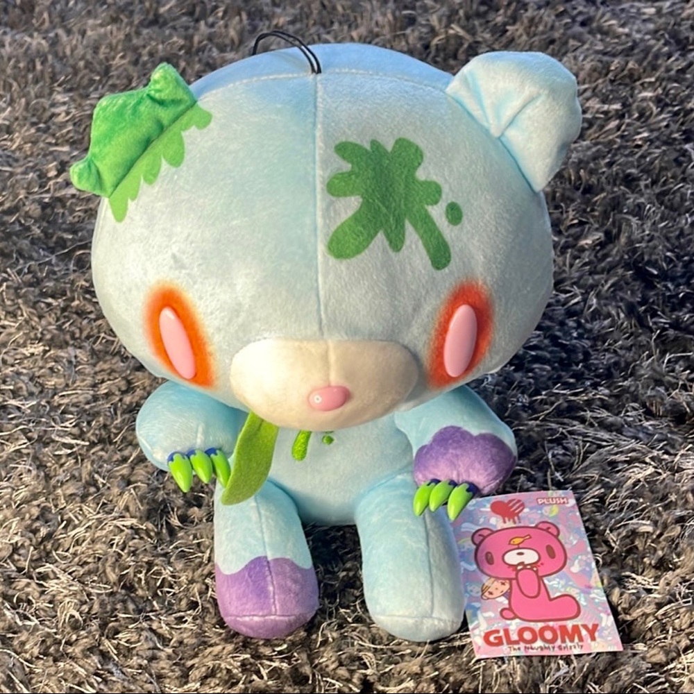 GLOOMY Bear Blue Chax Zombie Undead Plush Mori Chack (NWT)!!!